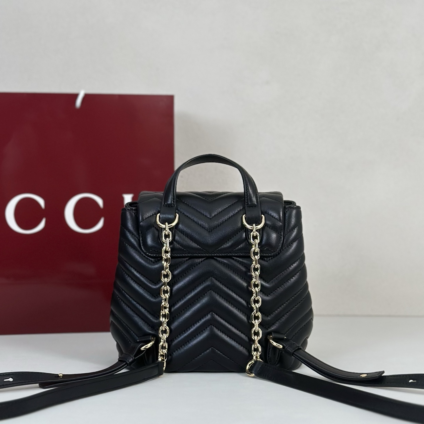 Gvc*1 Mini Marmont Backpack-20*11*18CM