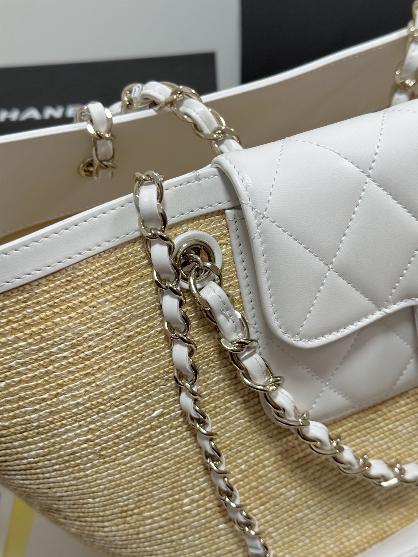 Ch@nel Large Shopping Tote Bag-49*28*19CM