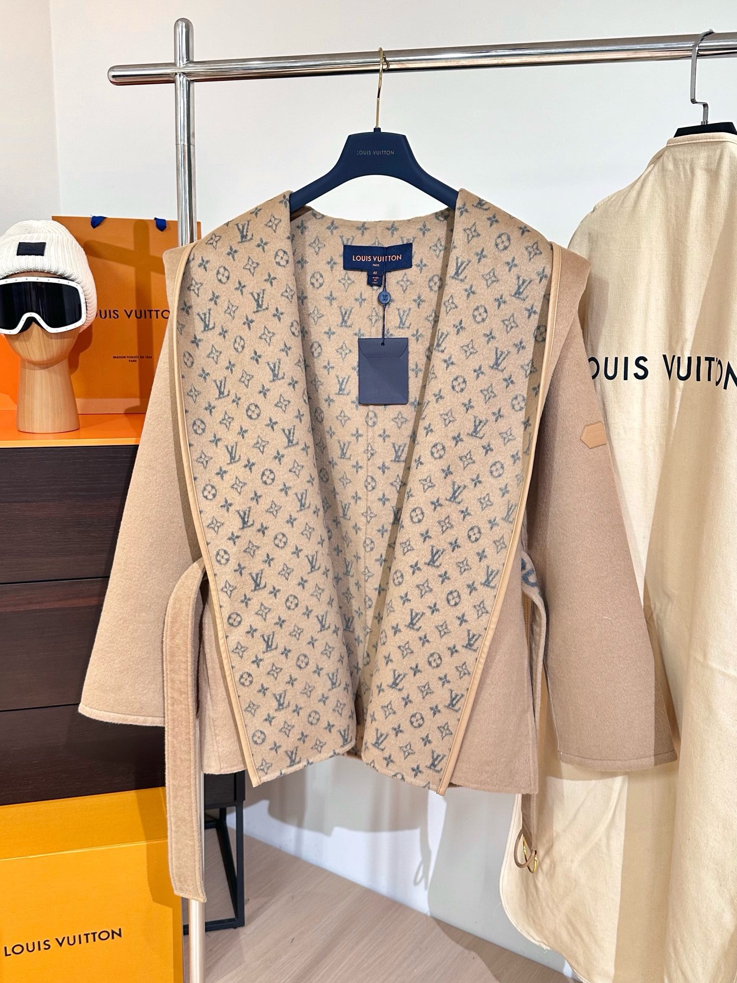 Lou*is Vuitt*on Wool Trench Coat