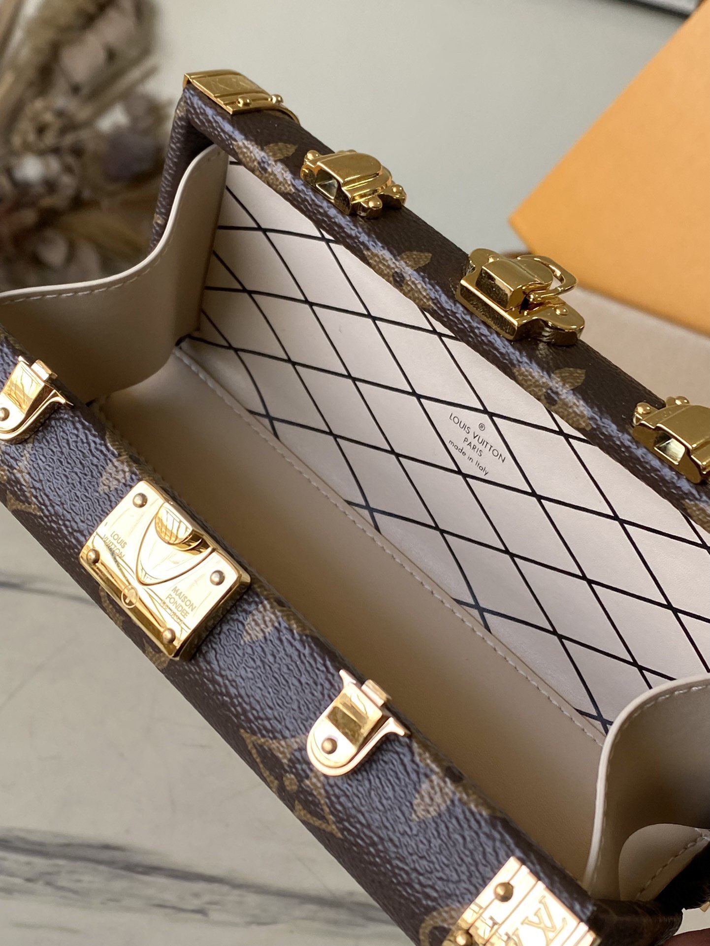 l0vis Vvtt0n petite malle handbags-18.5 × 10.2 × 5 cm