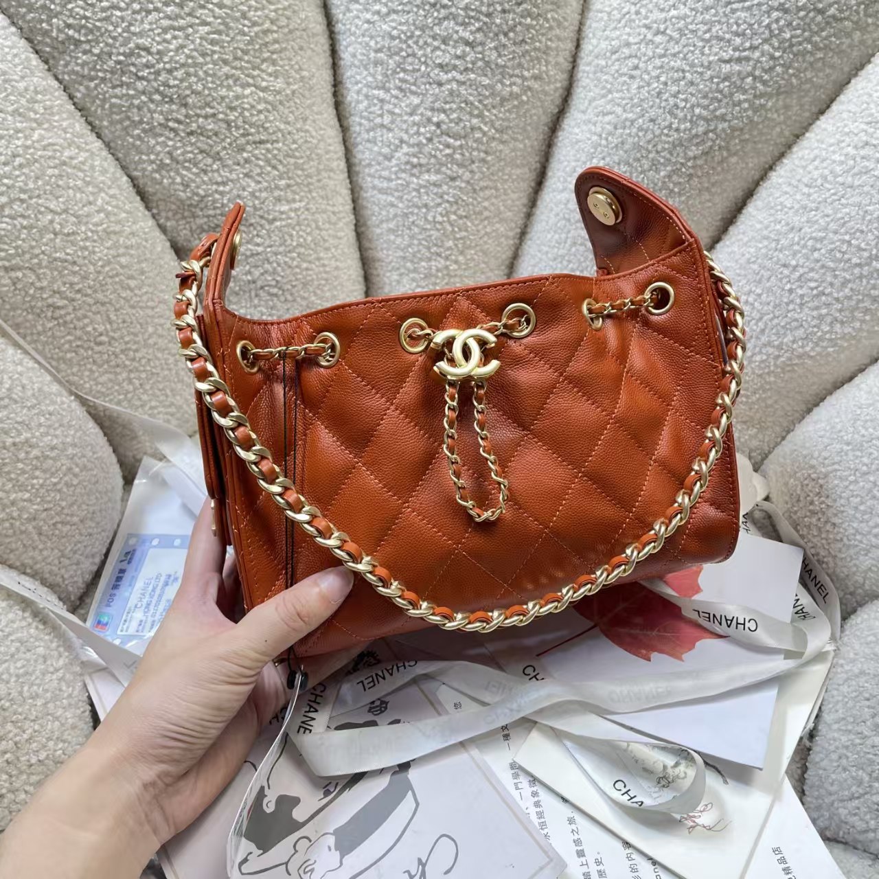 Cha*nel 25 Mini Handbag-20x22x12.5CM