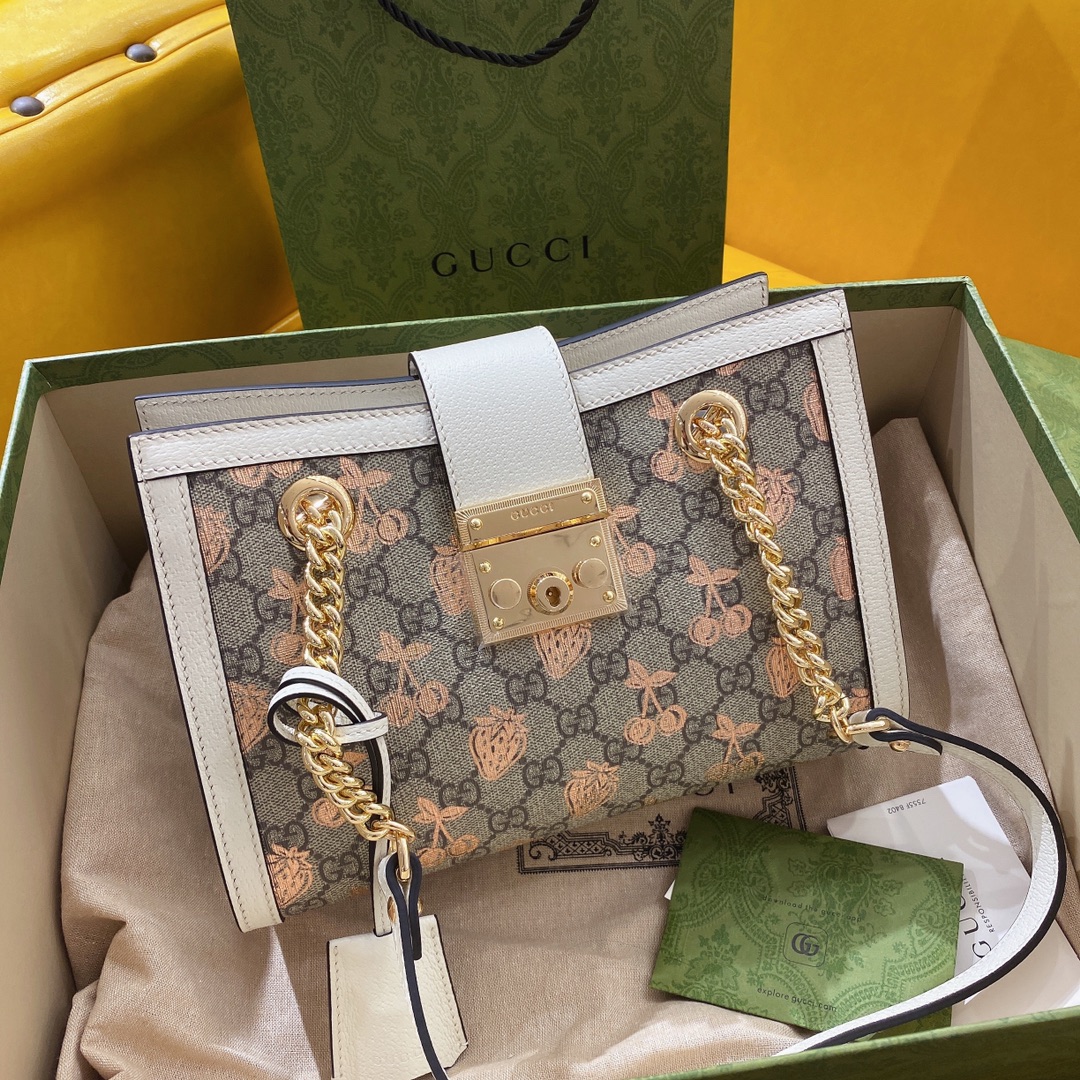 G*u*i padlock bag-26*18*10cm