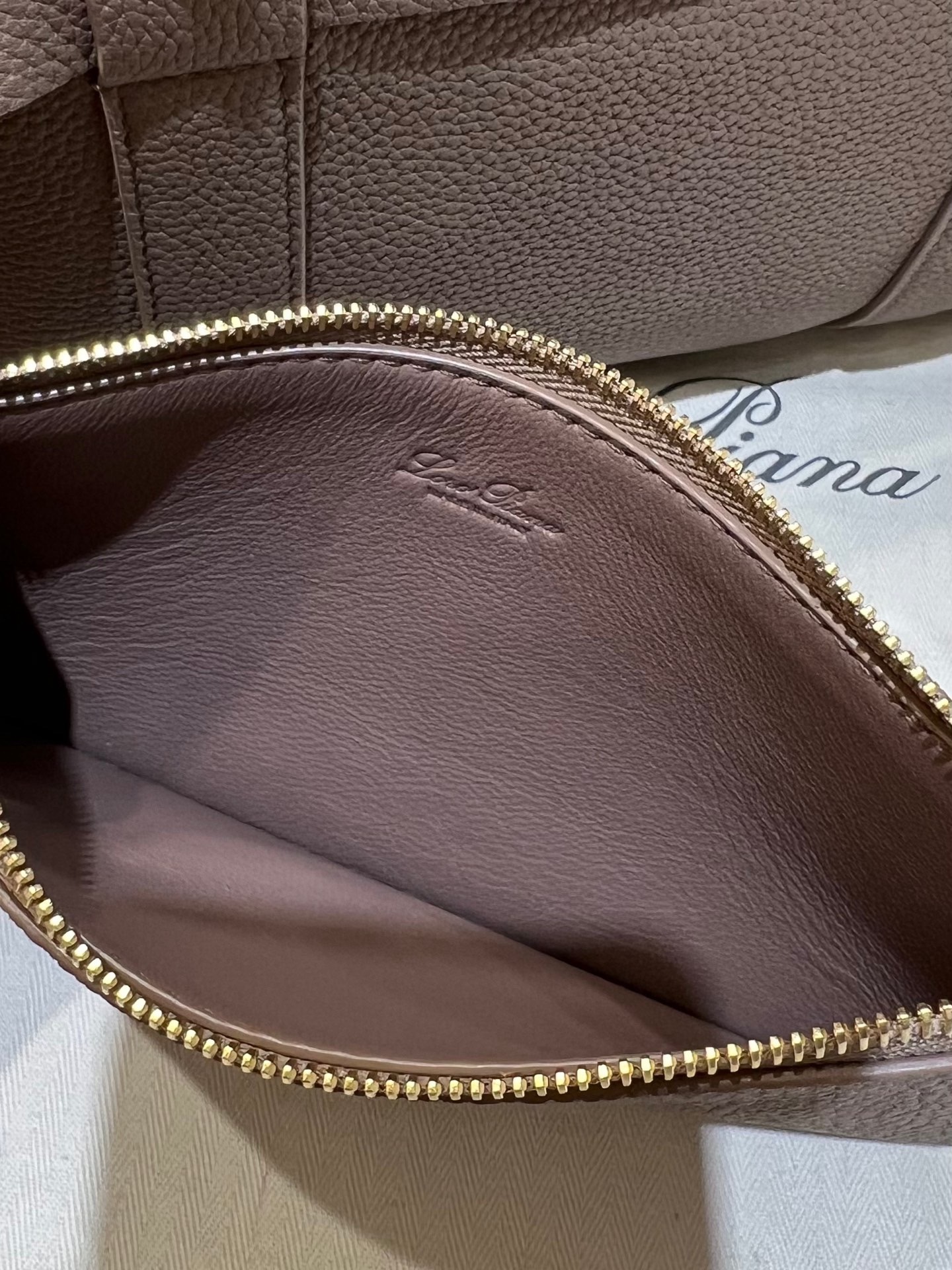 L0r0 P1ana ghiera shopper bag-28*19*12cm