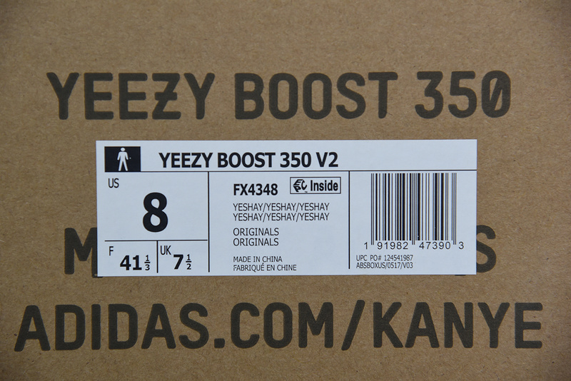 ad*s Y**zy boost 350 v2 yeshaya non-reflective fx4348