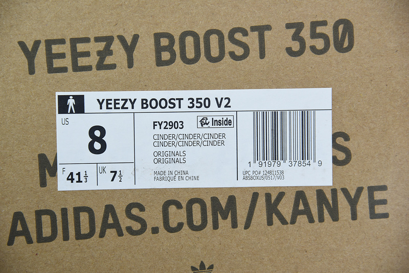 ad*s Y**zy boost 350 v2 cinder non-reflective fy2903