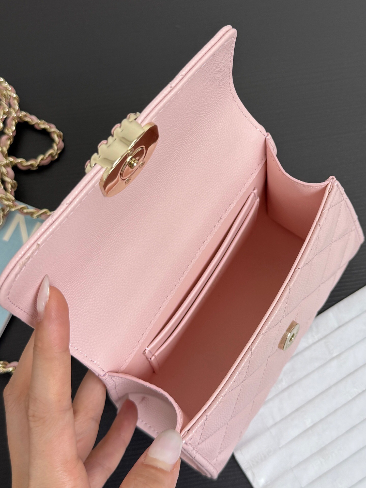 Ch@Nel 25s Kelly Bag-11.5*14.5*5.5CM