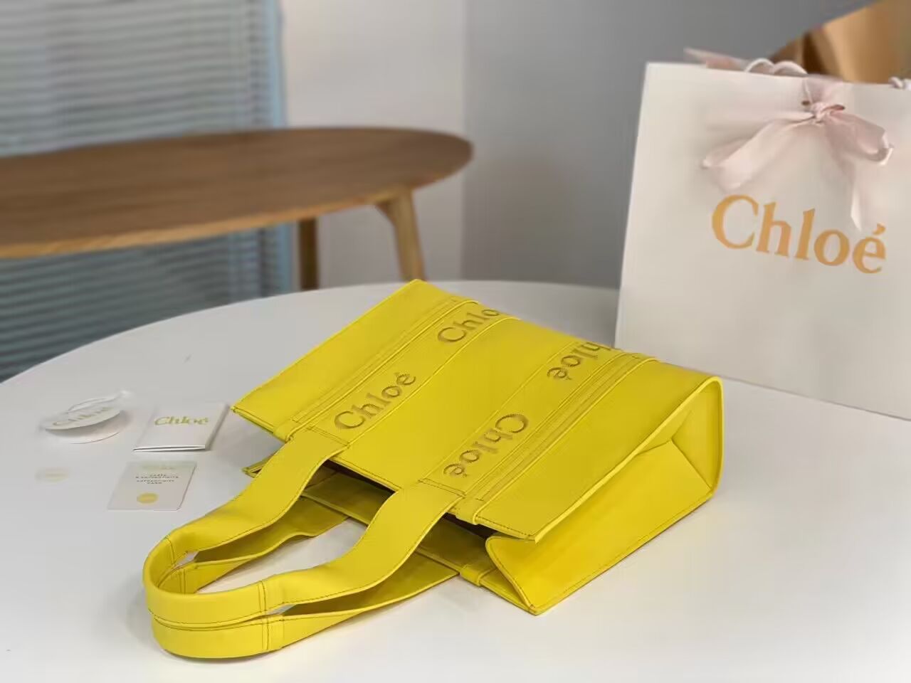 Chloe Woody Tote Bag