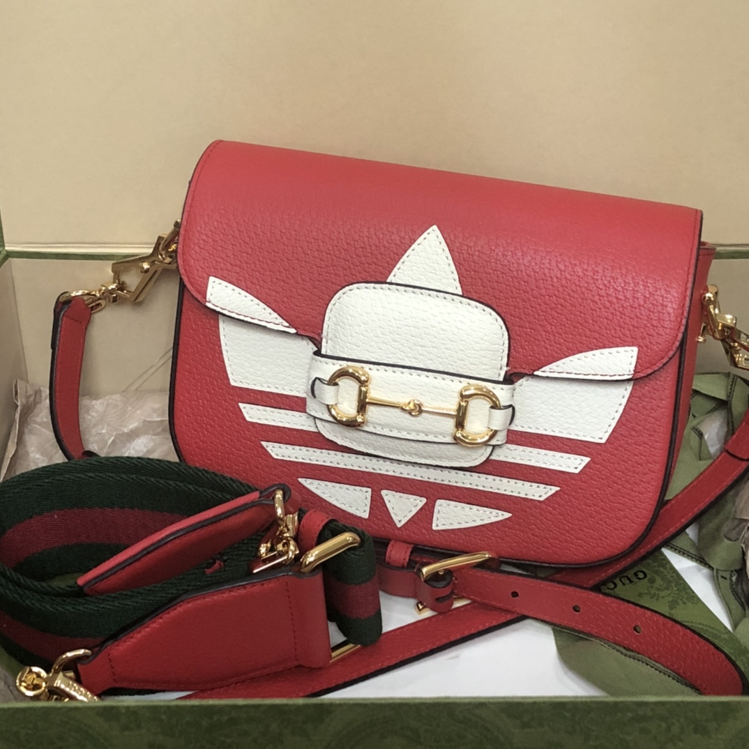 ad*sx G*u*i 1955 horsebit shoulder bag-20.6*14.4*5.1cm