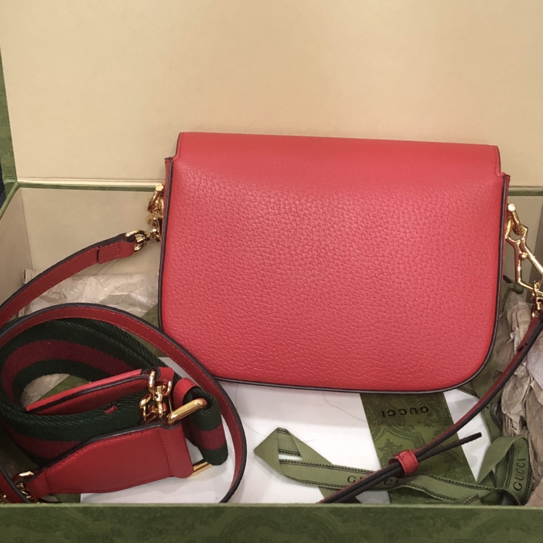 ad*sx G*u*i 1955 horsebit shoulder bag-20.6*14.4*5.1cm