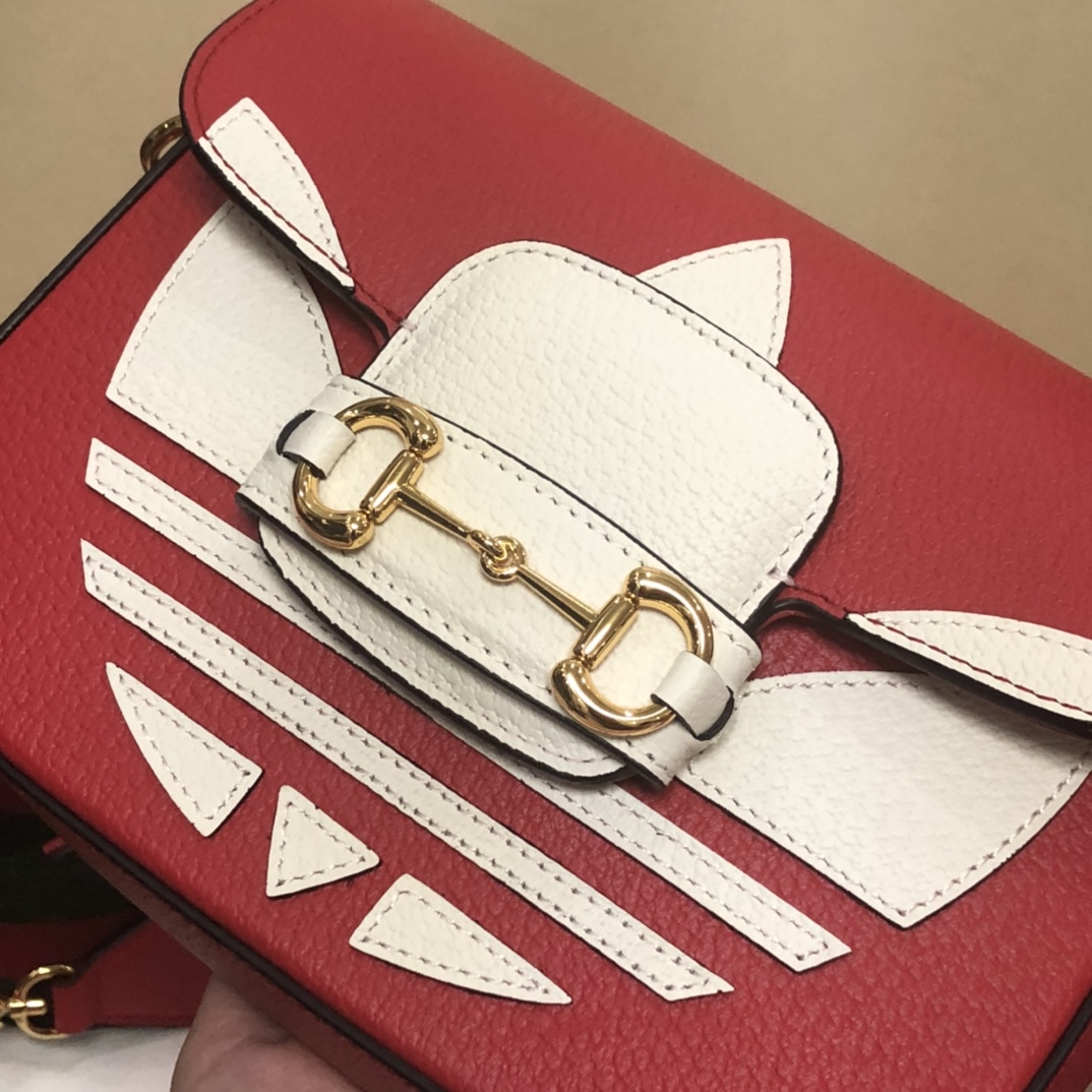 ad*sx G*u*i 1955 horsebit shoulder bag-20.6*14.4*5.1cm