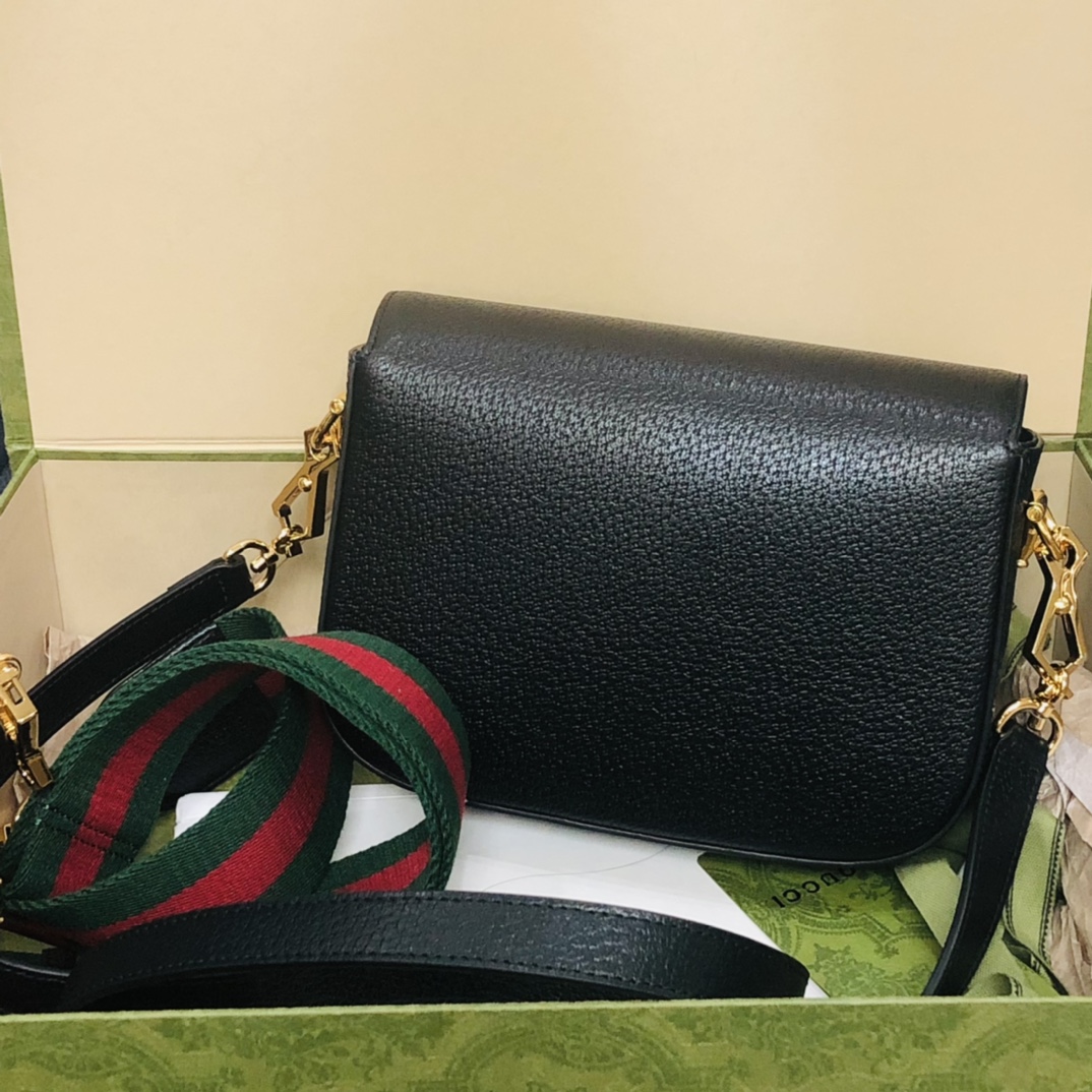 ad*sx G*u*i 1955 horsebit shoulder bag-20.6*14.4*5.1cm