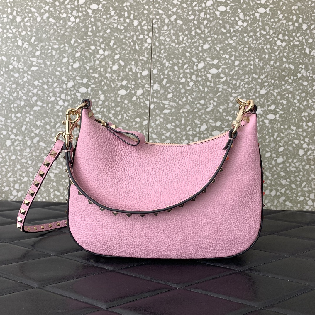 Valentino Garavani Rockstud Hobo Bag-6✖️4✖️16CM