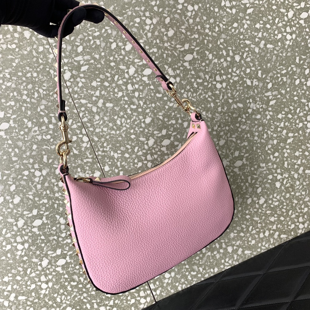 Valentino Garavani Rockstud Hobo Bag-6✖️4✖️16CM