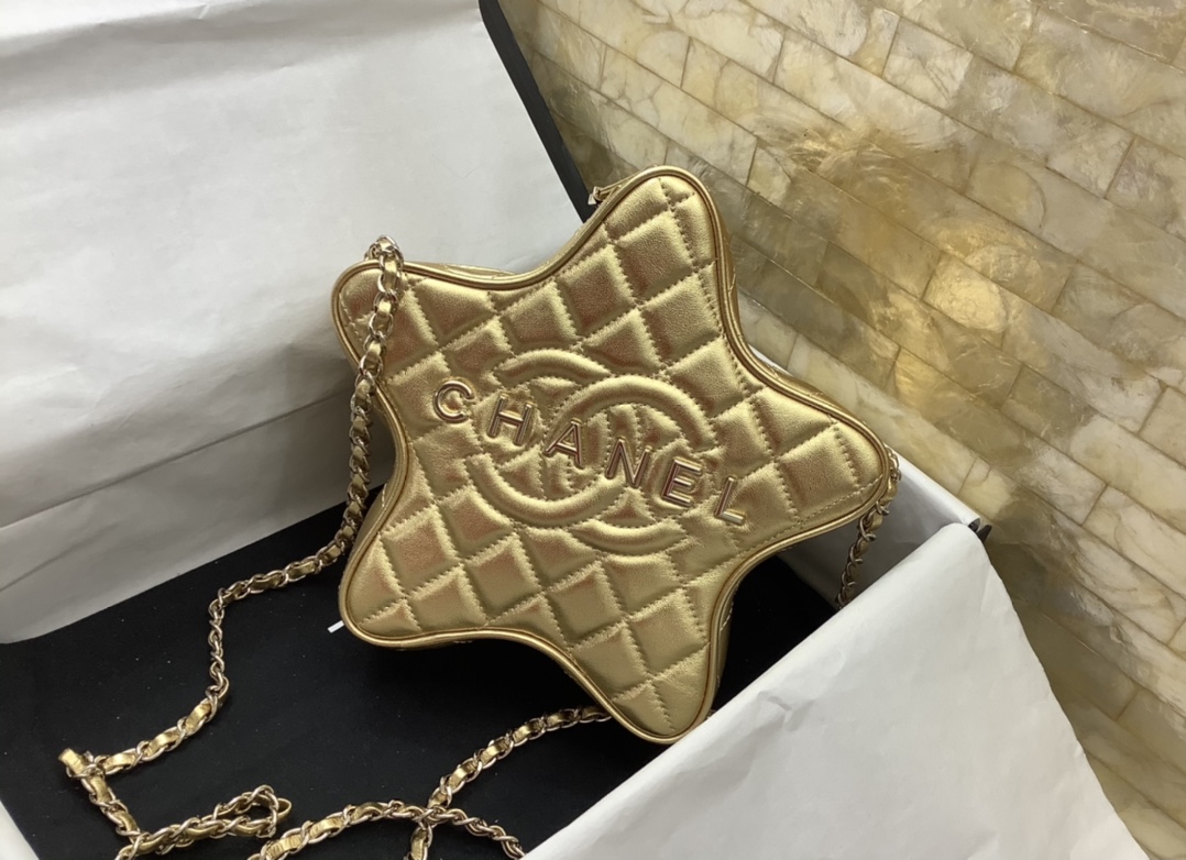 Ch@nel 2024SS Star Coin Purse-22.5 *22.5 *6CM