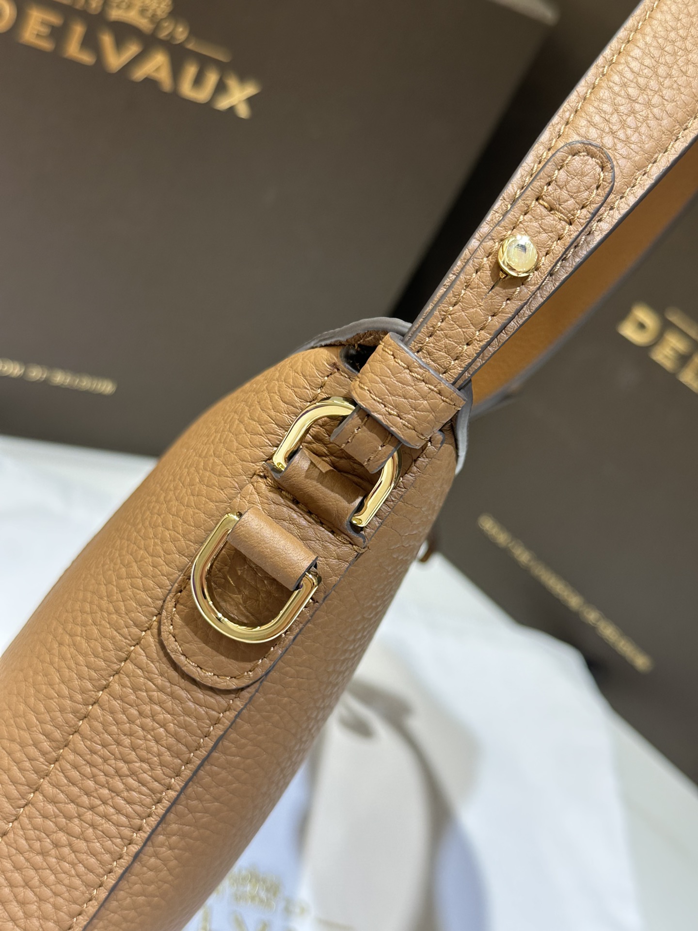 Delvaux Pin Swing Tote-29*9*20CM