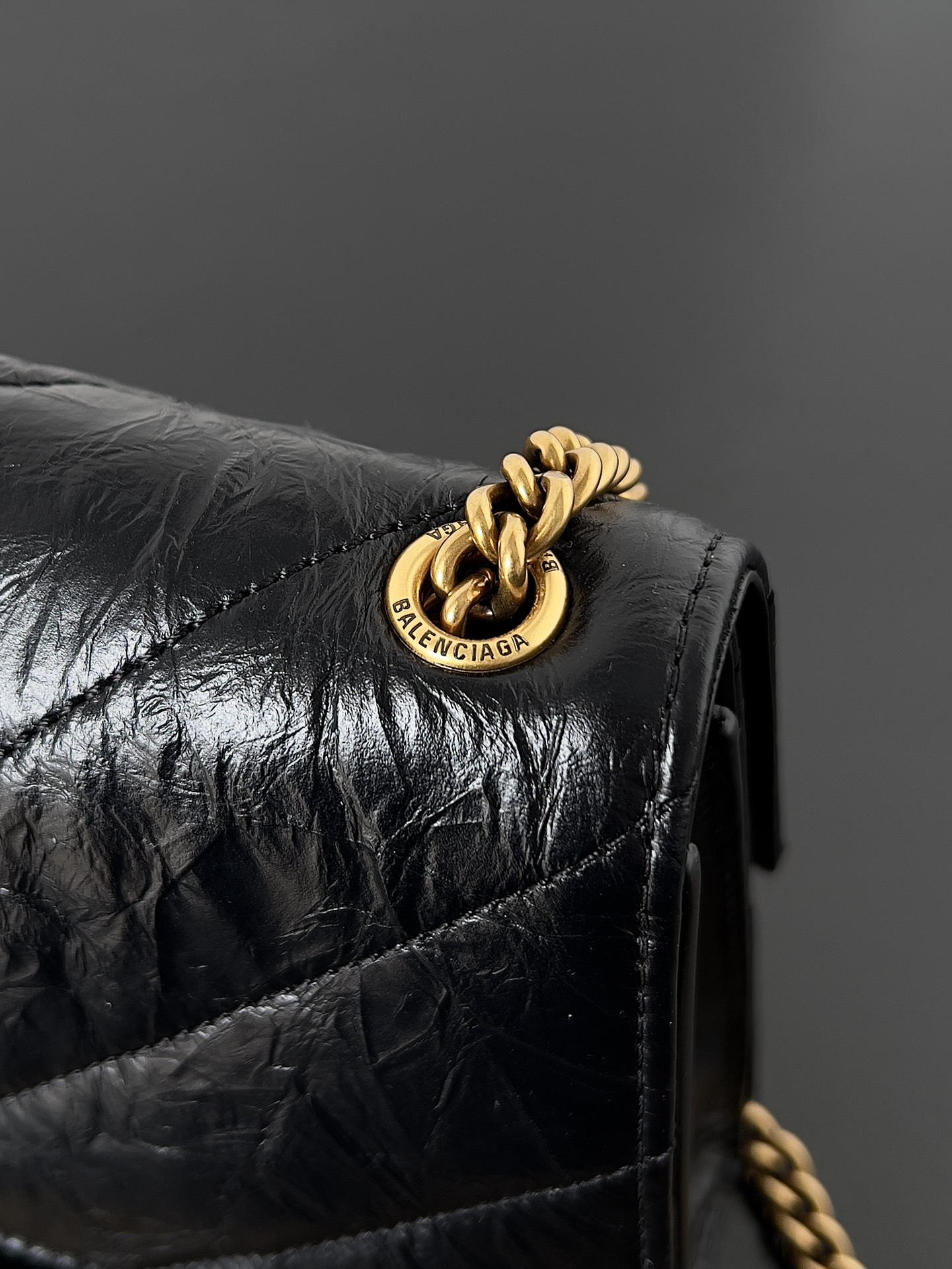 Ba*len*cia*ga crush chain bag-21.8*9.9*4.8cm