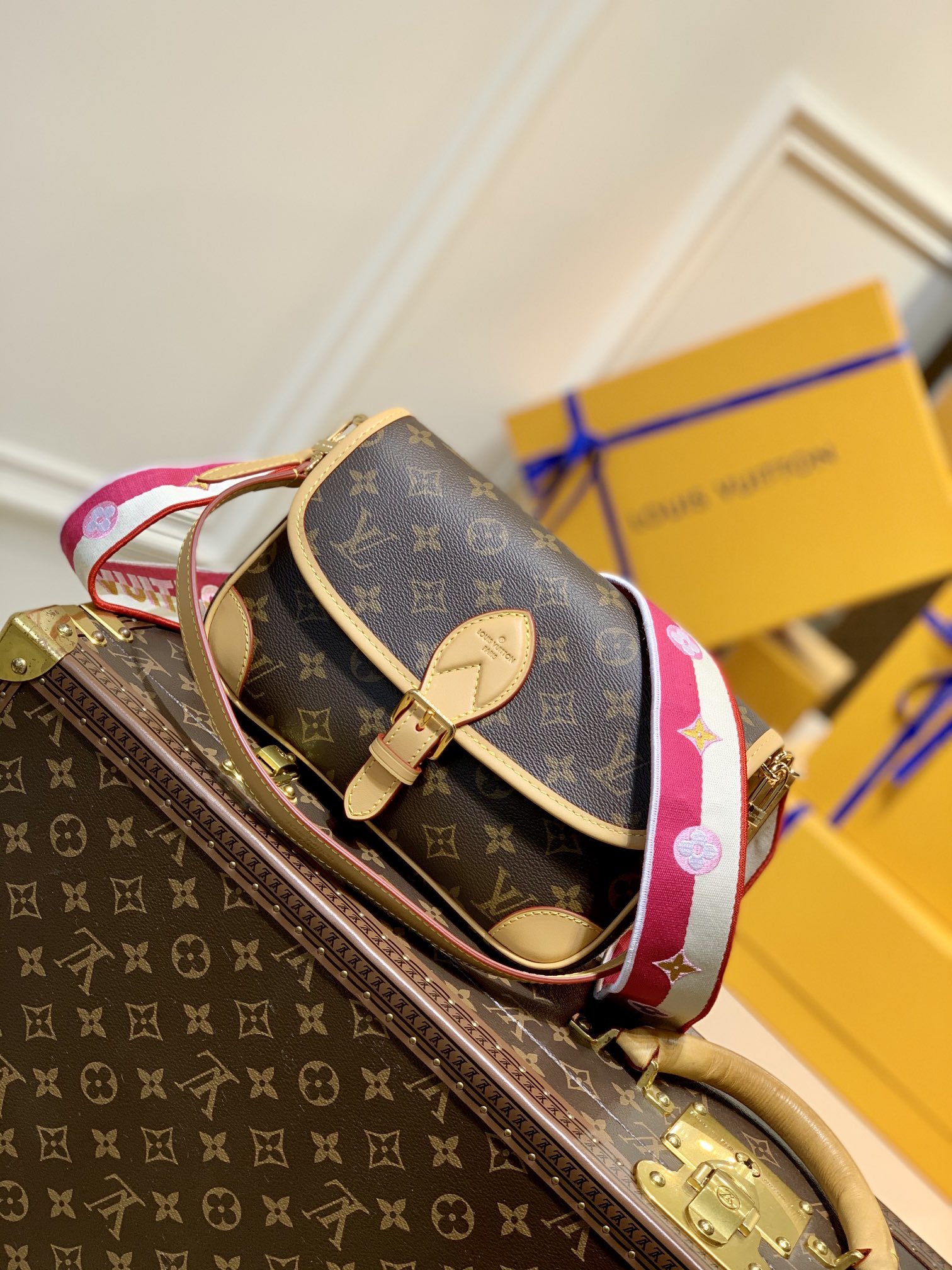 l0*is V*t0n diane handbags-m46049-25*9*15cm
