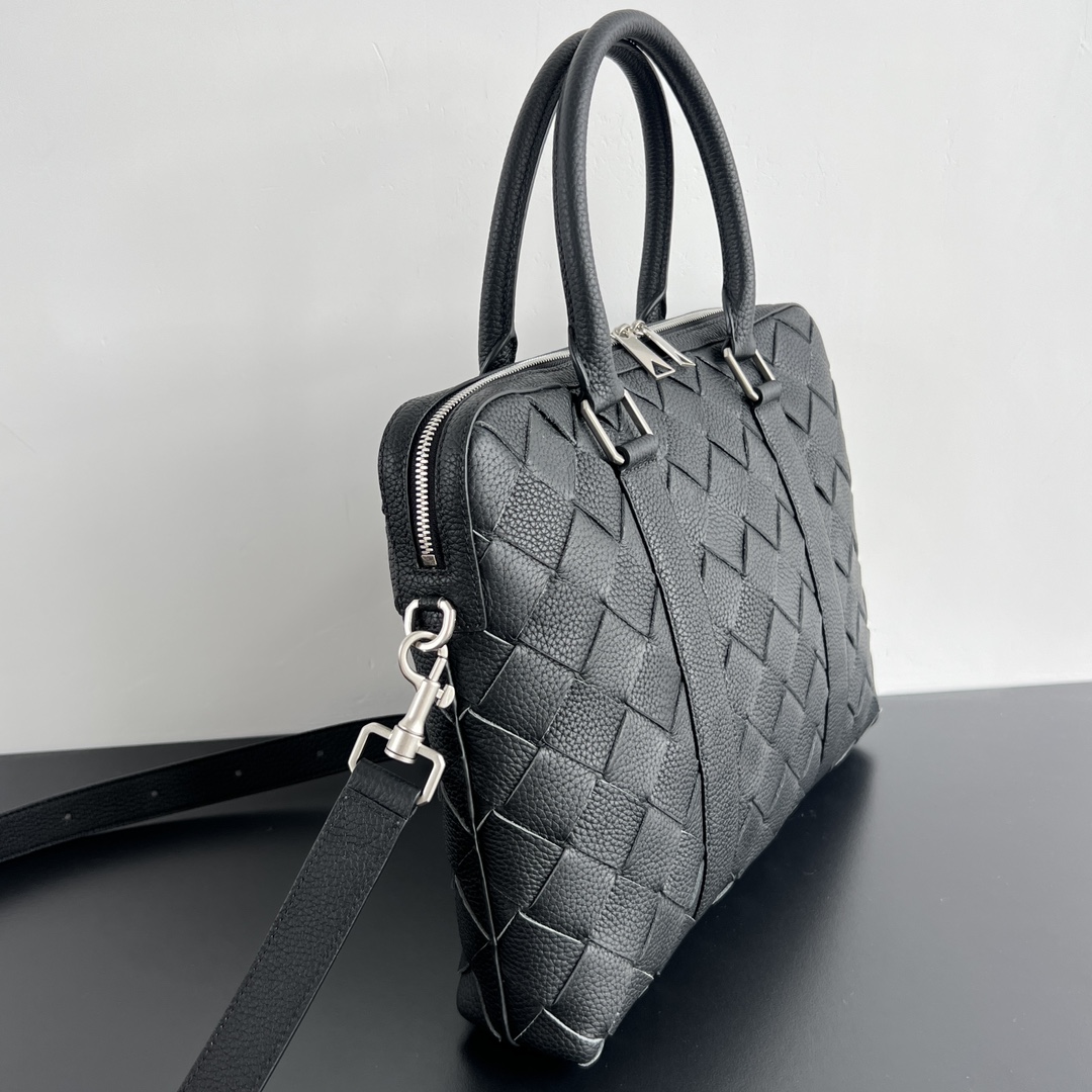 bo*te*ga Ve*ne*ta slim intrecciato briefcase-35.5x28x7.5cm