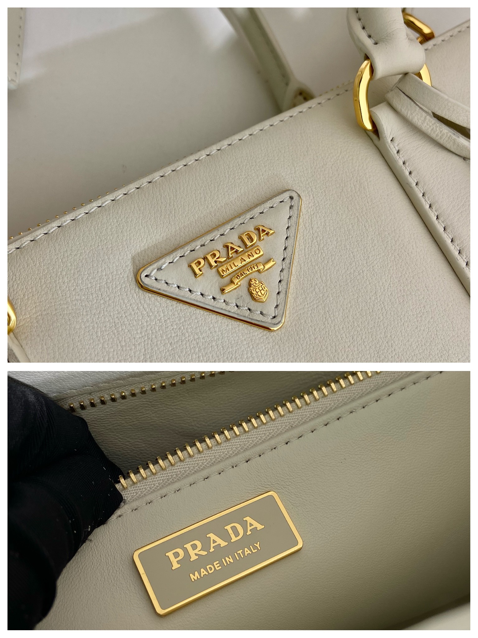 Pra*a borsa galleria in saffiano 1ba863-28*20*12&32*22.5*13.5cm