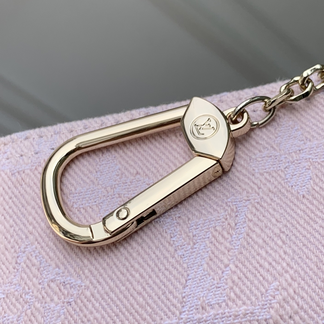 l0vis Vvtt0n monogram denimwallet - 12 x 7 x 1.5cm