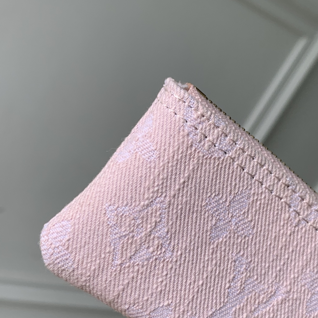 l0vis Vvtt0n monogram denimwallet - 12 x 7 x 1.5cm