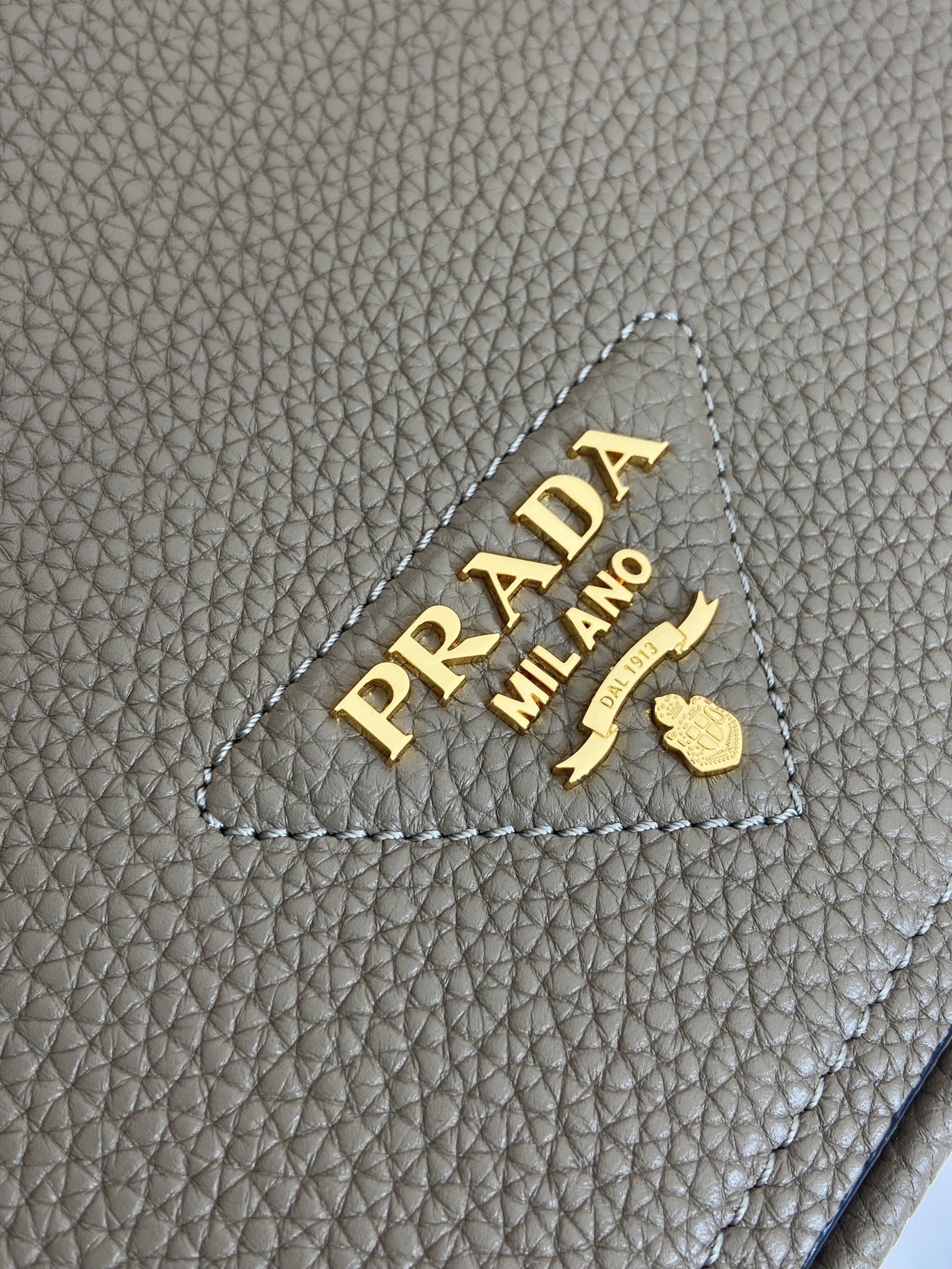 Pra*a 1bd314 leather shoulder bag-23*18*9cm