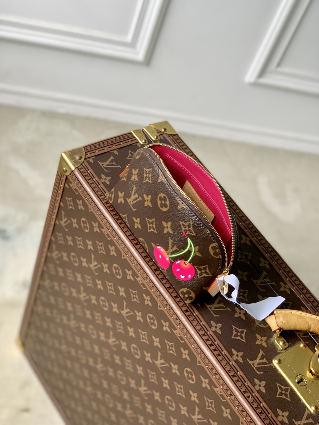 LV x TM Cosmetic Pouch -12 x 6 x 19CM