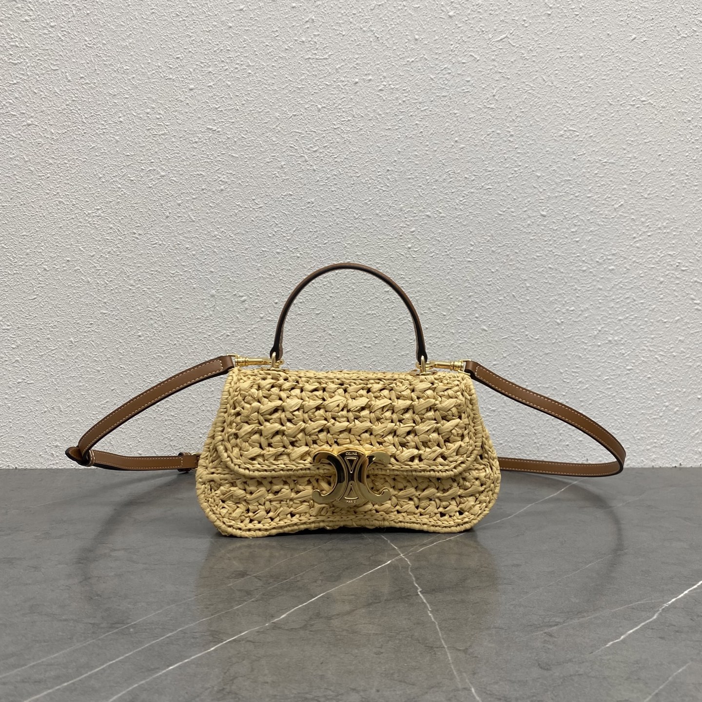 Ceili Teen Lola in Raffia Effect Textile-20x11.5x5CM