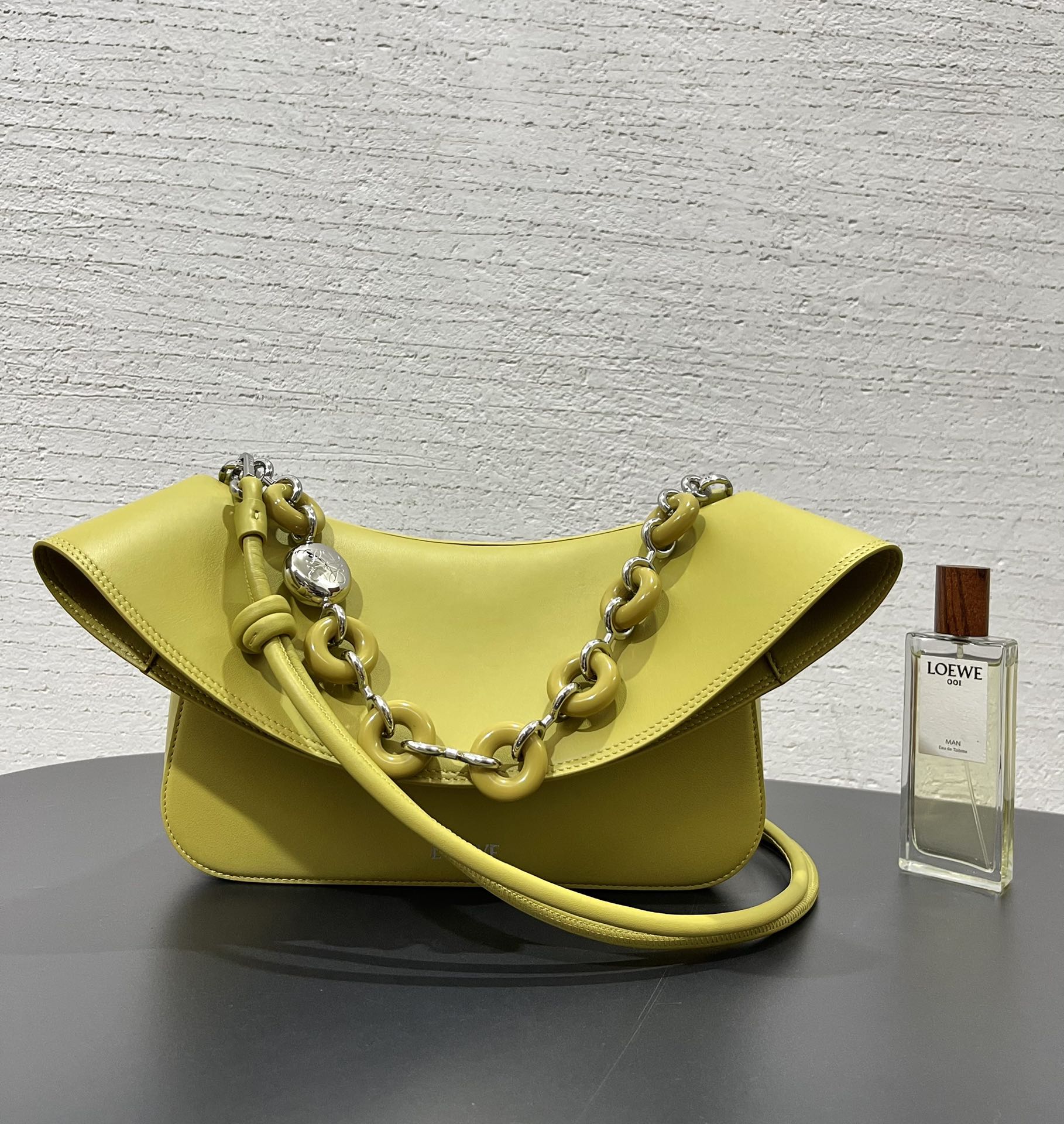 Lowee Ola Chain-Link Shoulder Bag-26*18*13CM