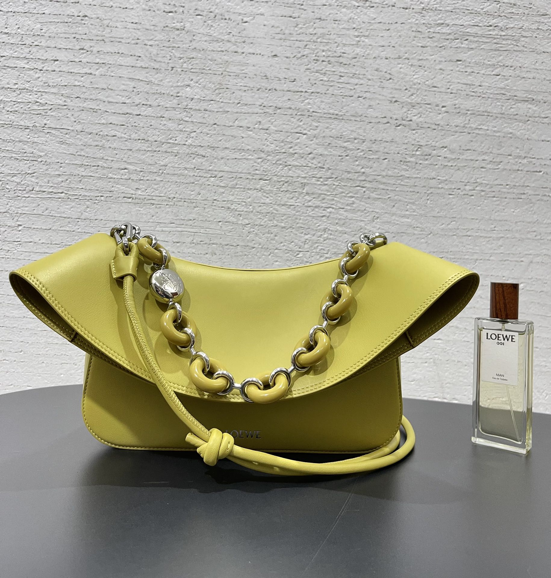 Lowee Ola Chain-Link Shoulder Bag-26*18*13CM