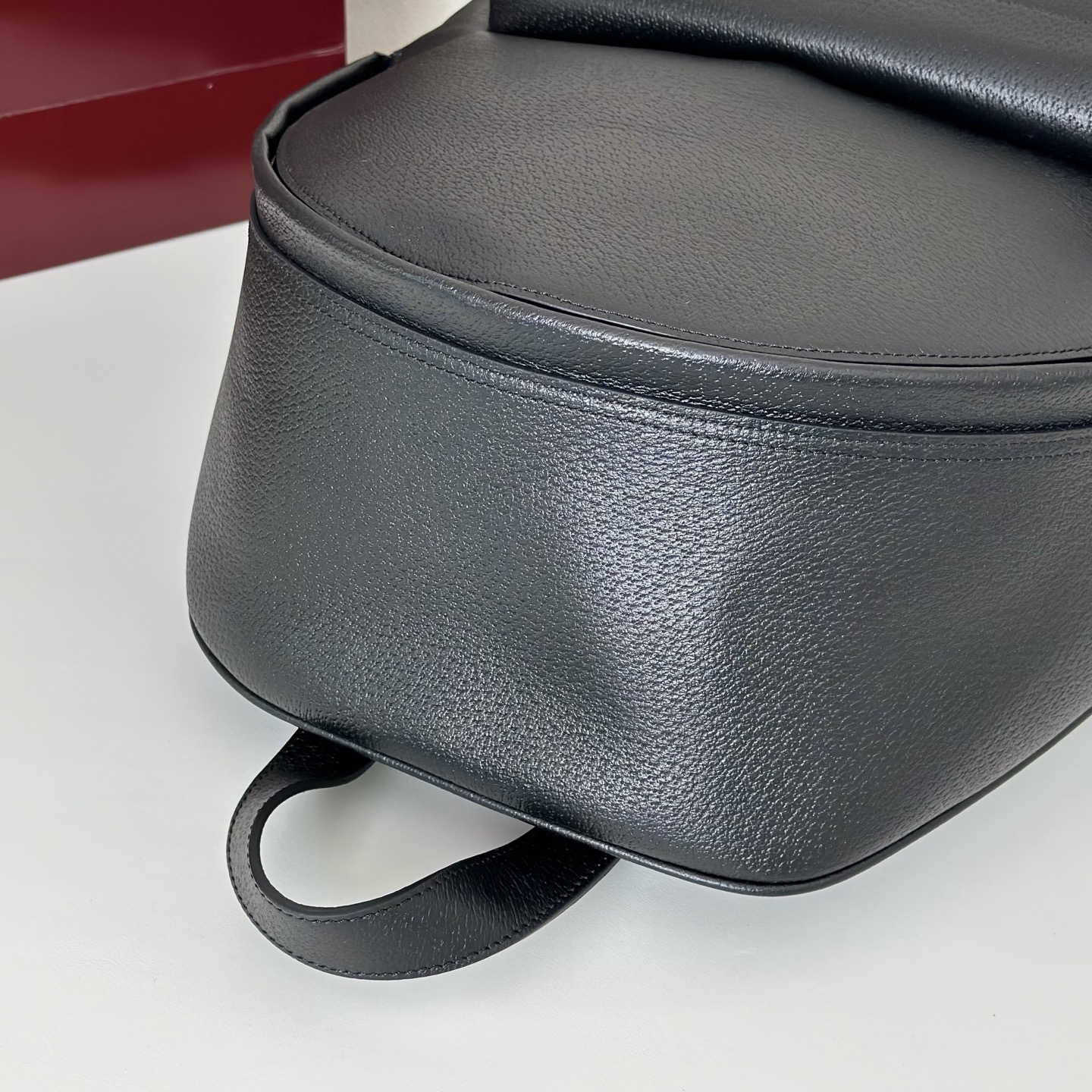 Gvc*1 ophidia medium backpack in black soft leather-36.5*41*18cm