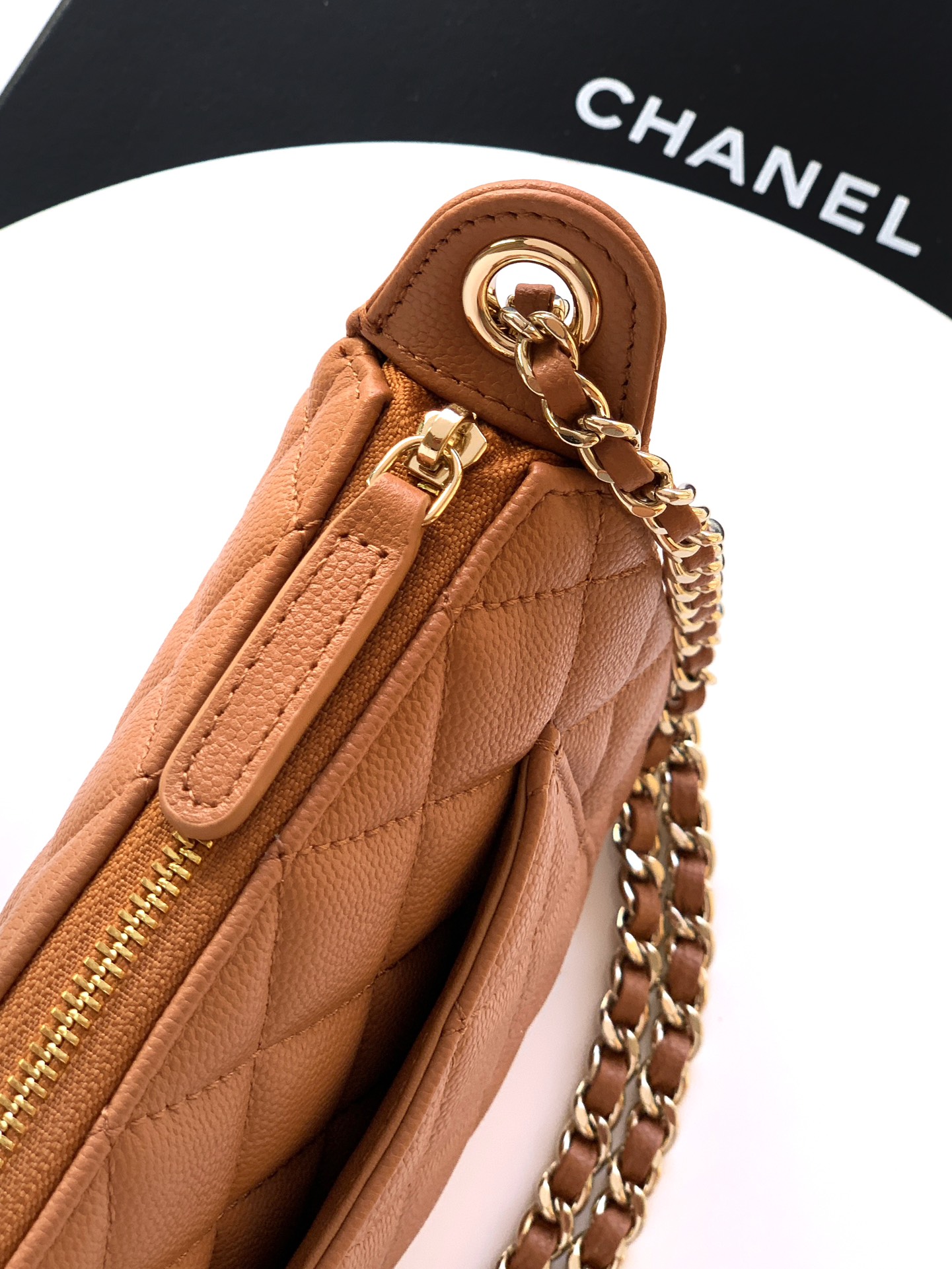 Ch@nel Lambskin Quilted Small Clutch With Chain -12x21x5.5CM