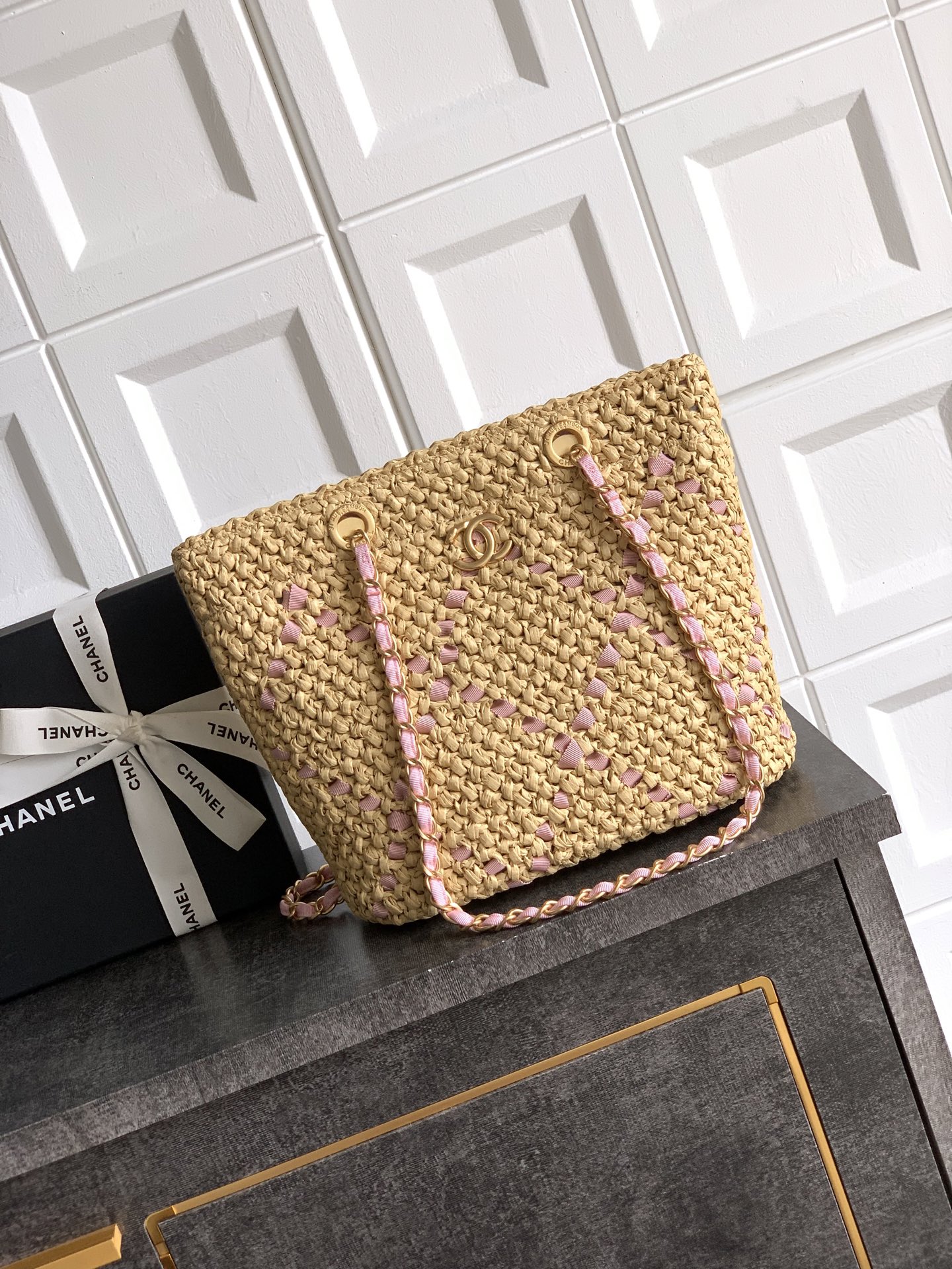 Ch@nel Shopping Bag-32×23×14&41×27×15CM