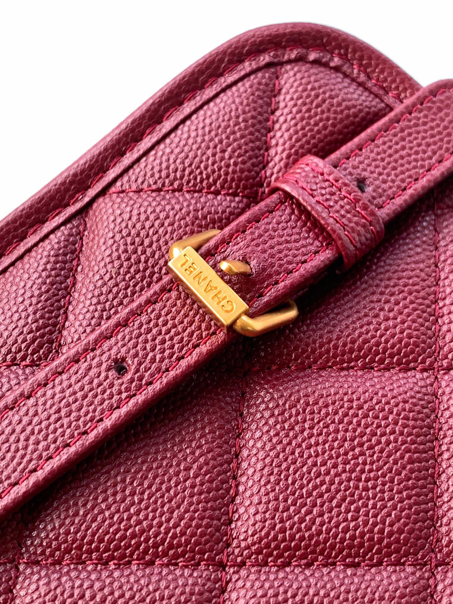 Ch@nel Flap Bag- 22x19.5x7CM