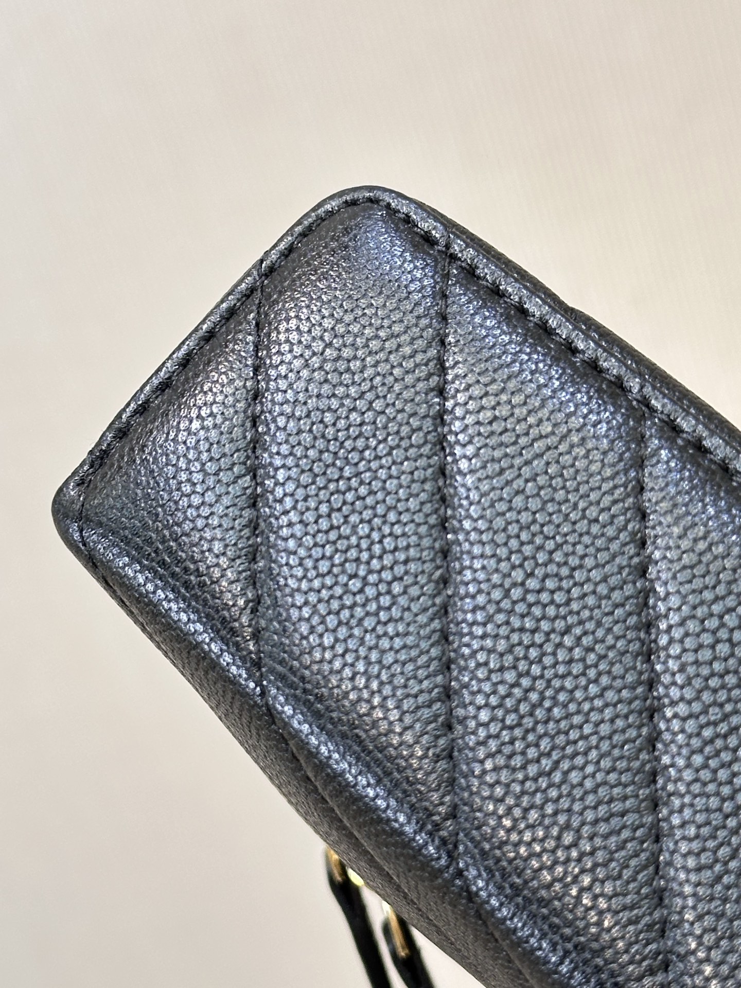 Ch@nel Cosmetic Bag-Caviar-19CM