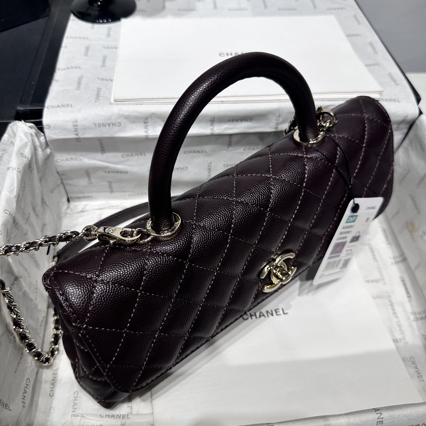 Ch@nel Coco Handle Flap Bag-32CM