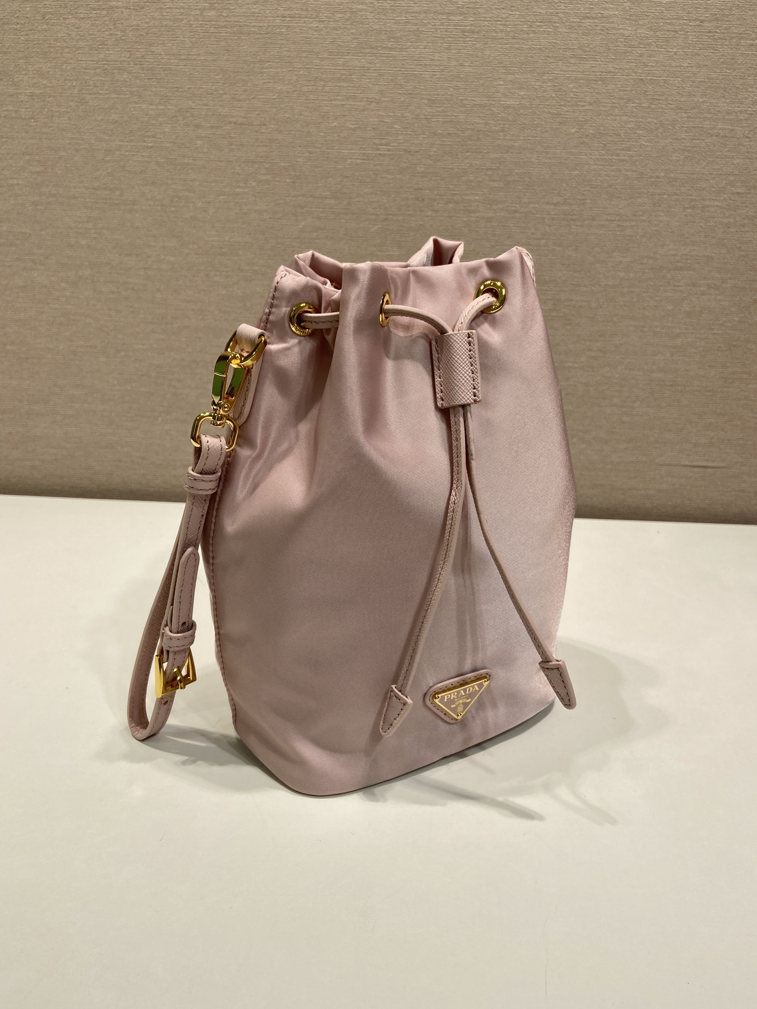 Pra*a Re-Nylon Bucket Bag-1N369-15.5*23*10CM