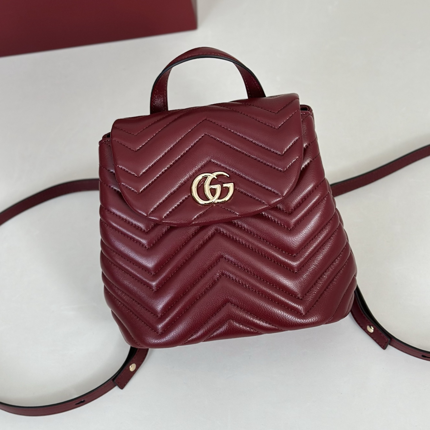 Gvc*1 Mini Marmont Backpack-20*11*18CM