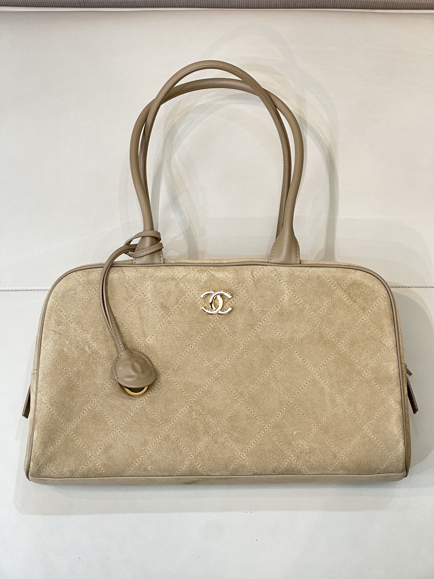 Ch@nel Bowling Bag-19*35.5*12.5CM