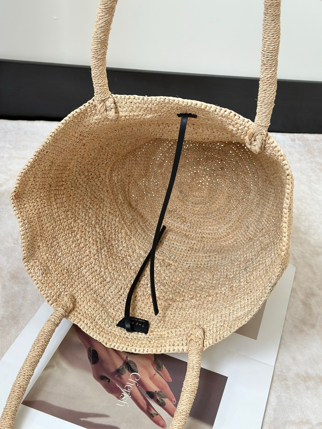 The R0w Raffia Bags-14*17*27.5CM