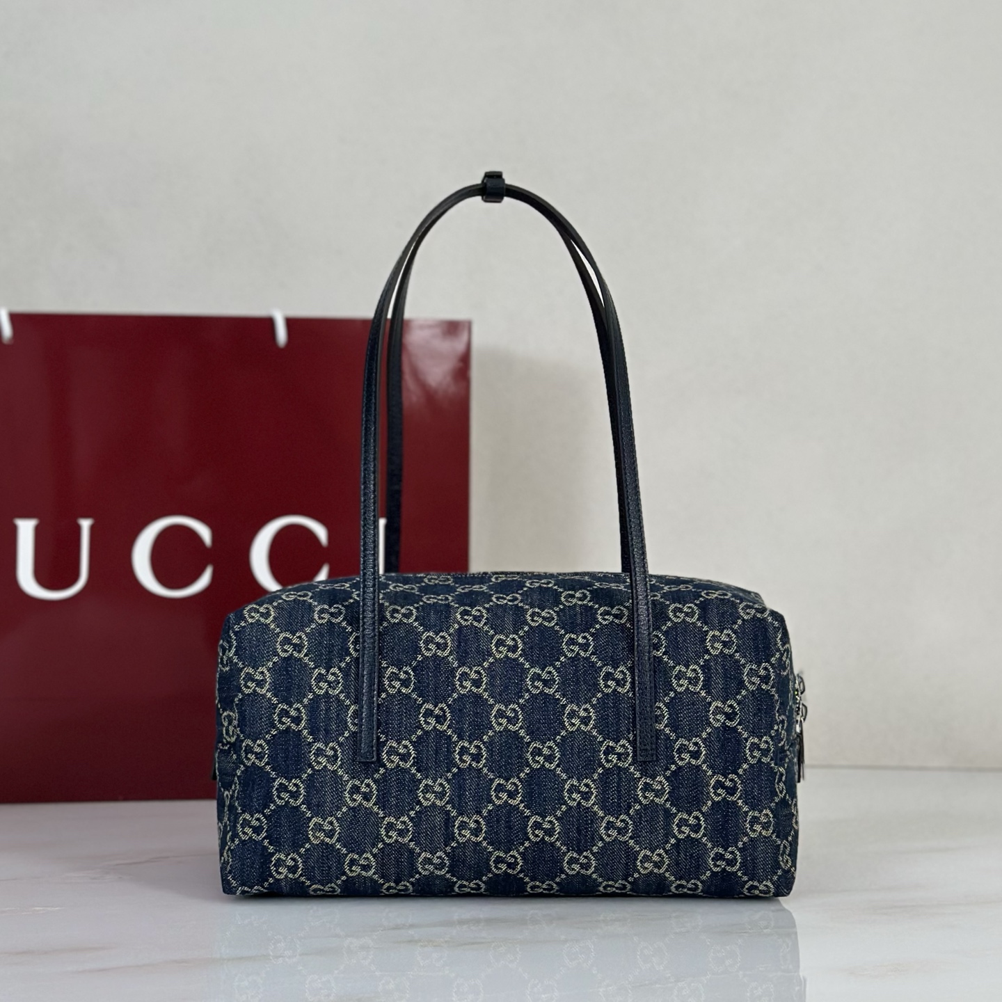 Guc*ci Melrose Medium Boston Bag-29*14*15CM