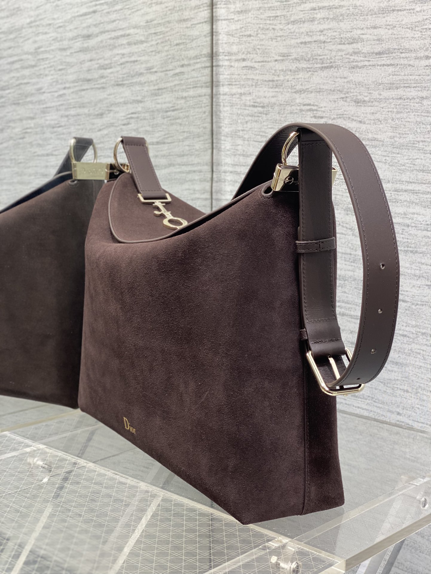 Diro 2026ss Chrustian Hobo Bag(Gold)-28*24*8CM/33*27*9CM/39*29*11CM