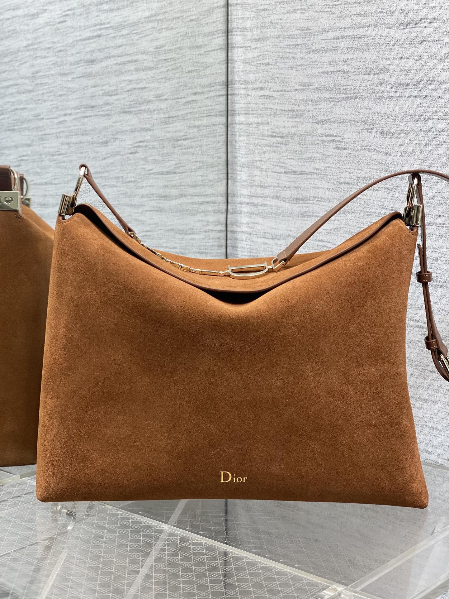 Diro 2026ss Chrustian Hobo Bag(Gold)-28*24*8CM/33*27*9CM/39*29*11CM