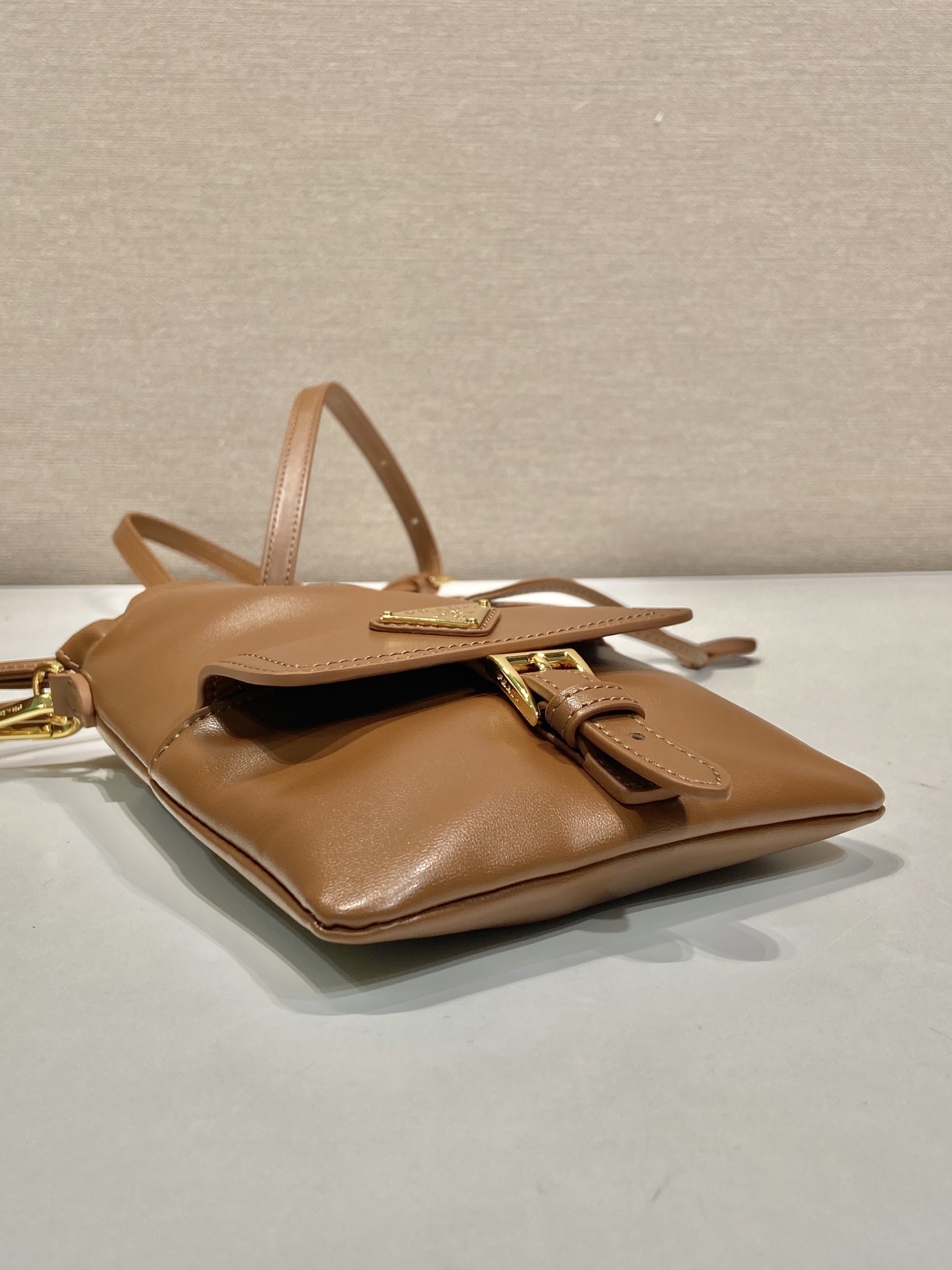 Pra*a leather Phone Bag-1MS017-14*20CM