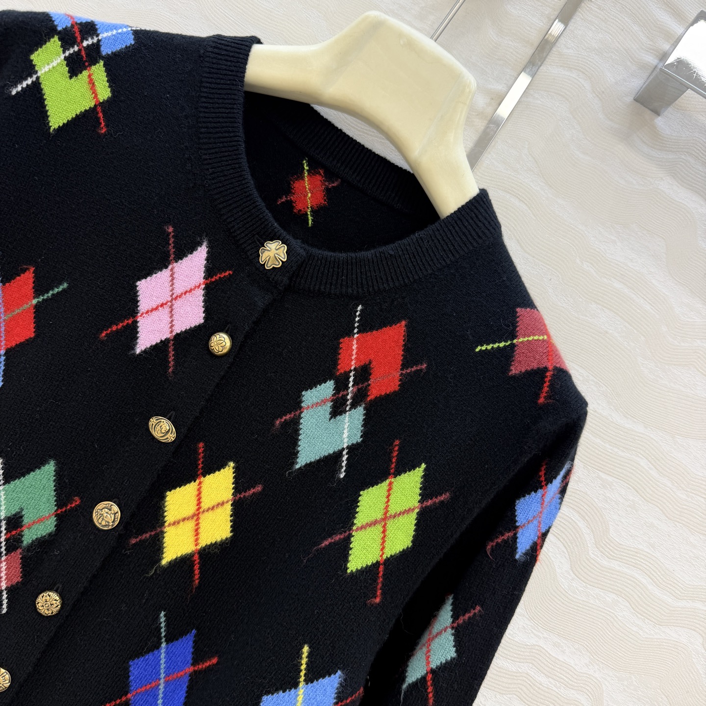 YMC Black Atomic Cardigan