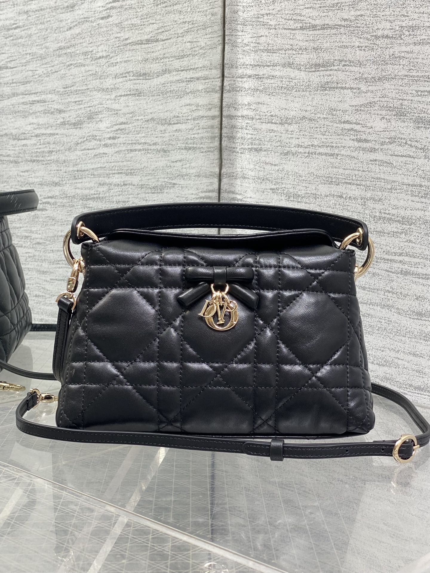 Di*or Top Handle Bag-22.5*9*13CM
