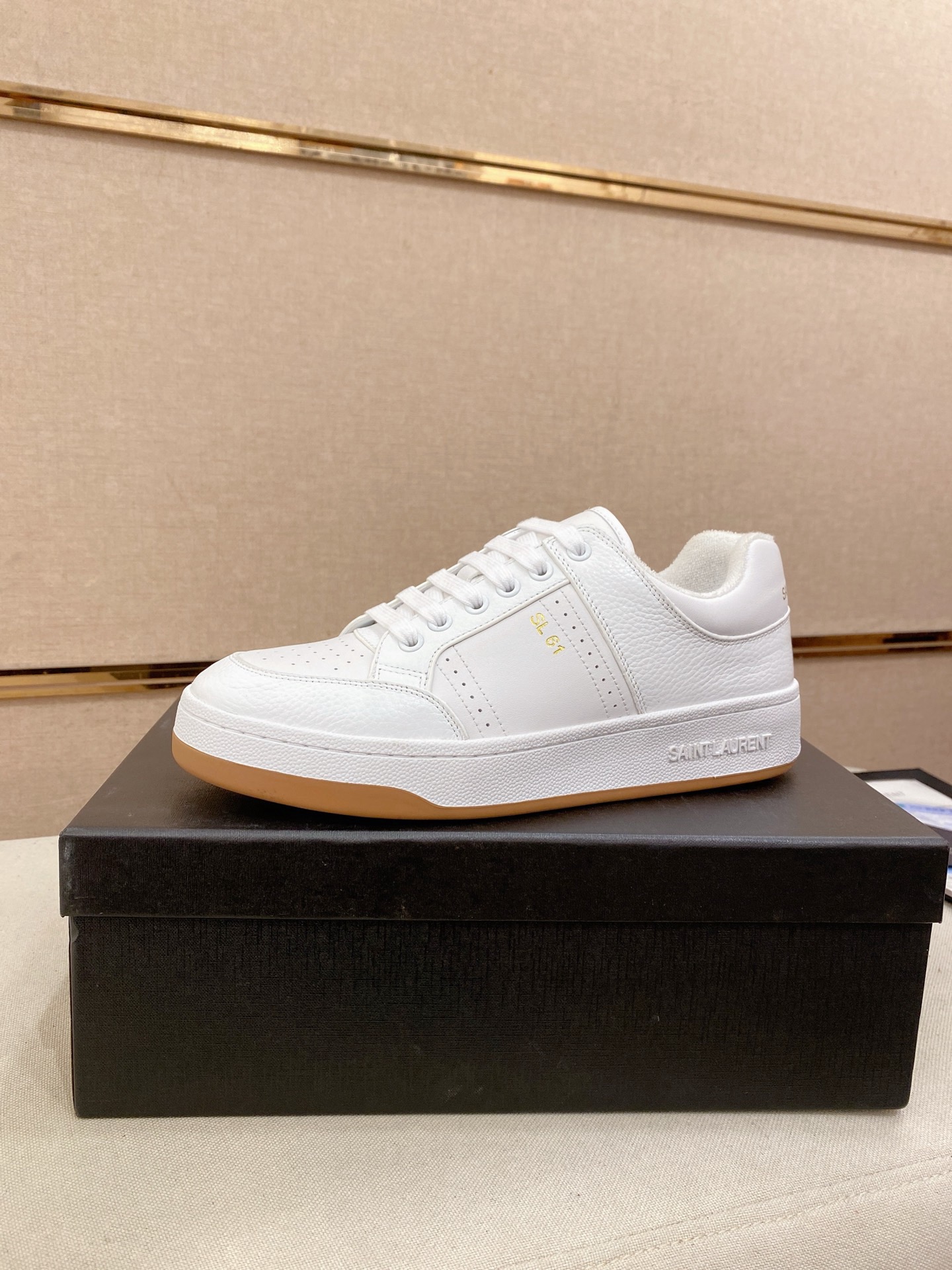 Sa1nt Lau*nt SL/61 leather Low-Top Sneakers